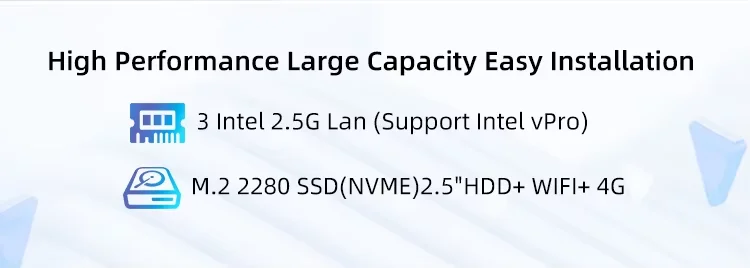 Partaker Industrial PC 14th Gen Ultra 5 125U Ultra 7 155U Win11 Pro 4K 3x HD 3x LAN Type-C Digital Signage Fanless AI Mini PC