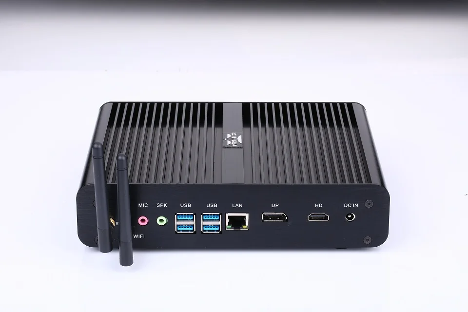 Partaker 12th Gen Alder Lake Fanless Mini PC Intel Core I7 1255U 1260P 1165G7 10510U HD DP Win 11 Gaming Desktop Computer