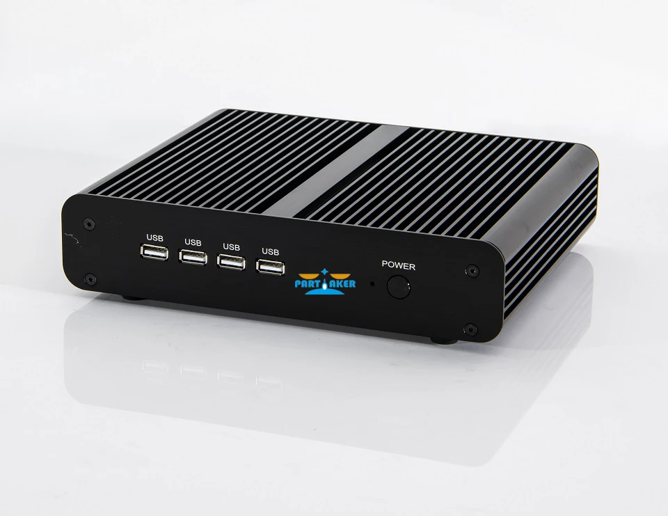 Partaker 12th Gen Alder Lake Fanless Mini PC Intel Core I7 1255U 1260P 1165G7 10510U HD DP Win 11 Gaming Desktop Computer