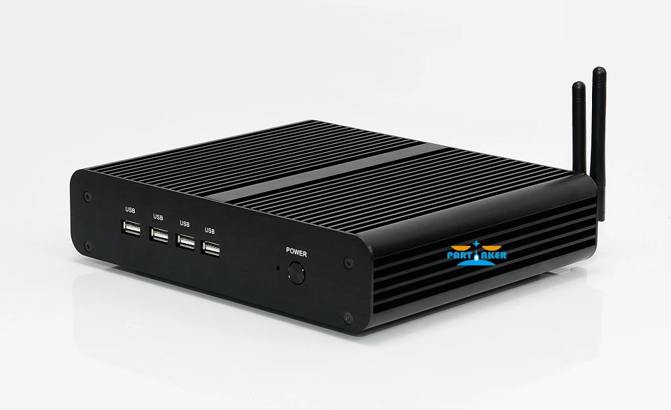 Partaker 12th Gen Alder Lake Fanless Mini PC Intel Core I7 1255U 1260P 1165G7 10510U HD DP Win 11 Gaming Desktop Computer