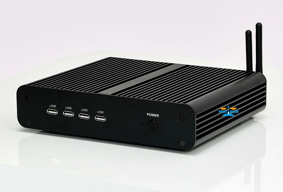 Partaker 12th Gen Alder Lake Fanless Mini PC Intel Core I7 1255U 1260P 1165G7 10510U HD DP Win 11 Gaming Desktop Computer