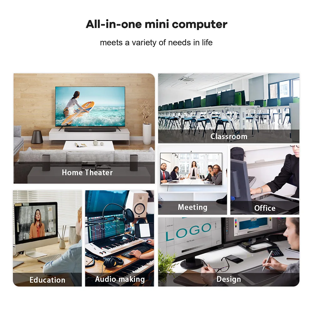 Beelink Mini PC SER 5 SER5 MAX AMD Ryzen R7 7735HS  R5 5500U Desktop Gaming Computer WiFi 6 1000M M.2 2280 NVMe SSD 4K 60Hz