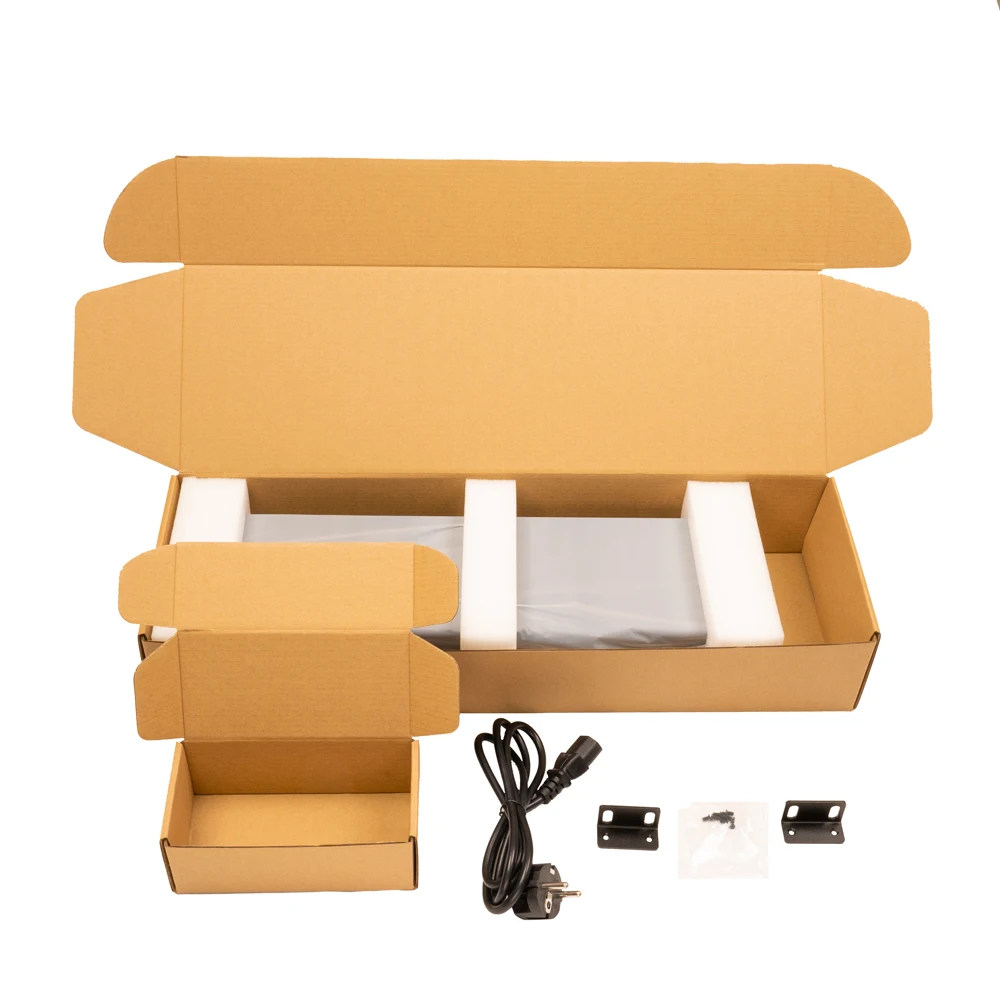 QOTOM Intel Denverton C3758R C3808 C3908 1U Firewall Appliance Router 4x10GbE SFP+ 5x2.5GbE LAN Ubuntu OPNsense VPN Server