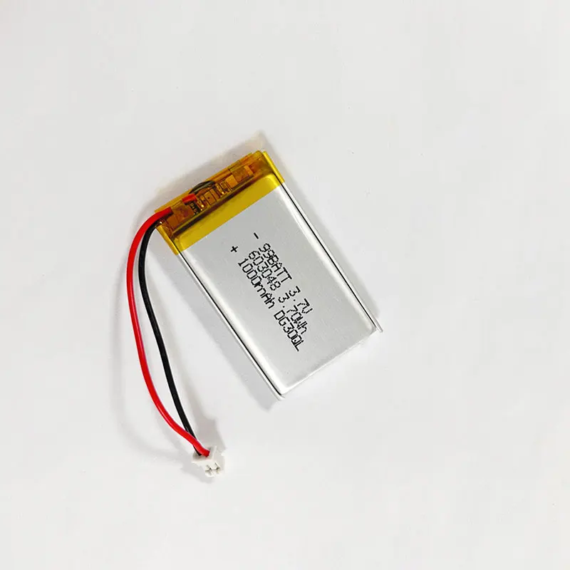 603048 3.7V Battery 1000mAh Rechargeable Lithium Batteries Polymer Cell for Game Console Controller Tendon Gun Bluetooth Headset