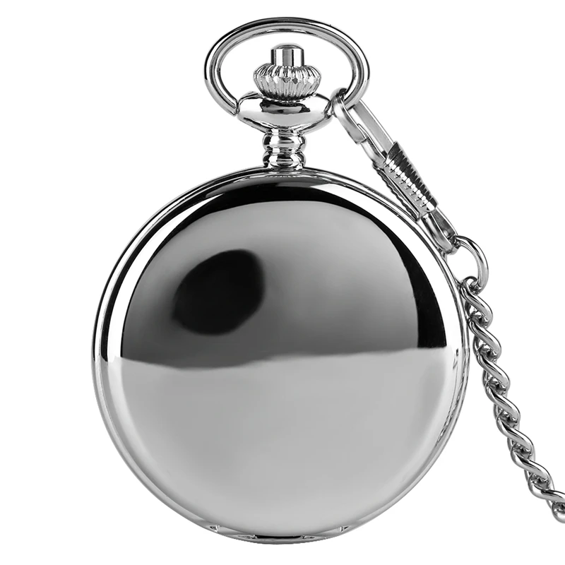 Simple Design double full hunter Mechanical Pocket Watch for Women Men Steampunk Chain Watches Gift Clock Top Brand Luxury reloj