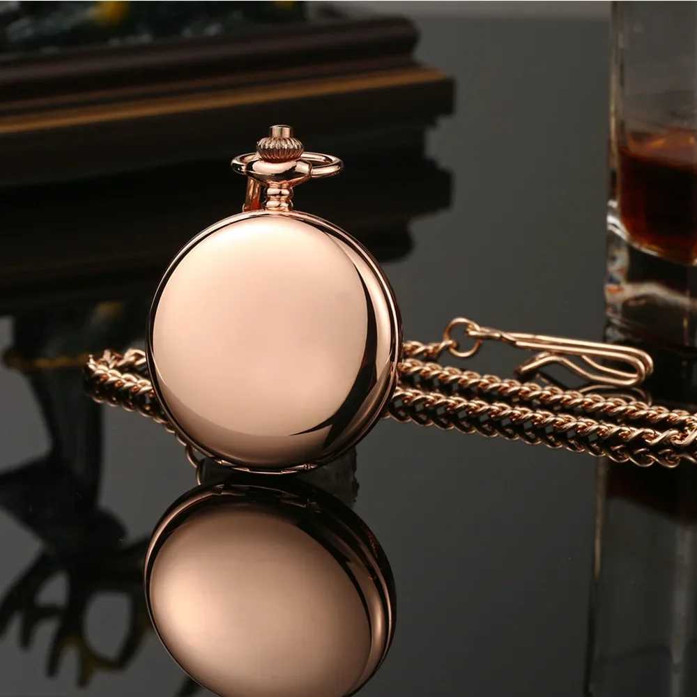 New Hand Wind Mechanical Men Pocket Watch Skeleton Dial Steampunk Necklace Pendant Vintage Dress Fob Watches for Weeding Gift