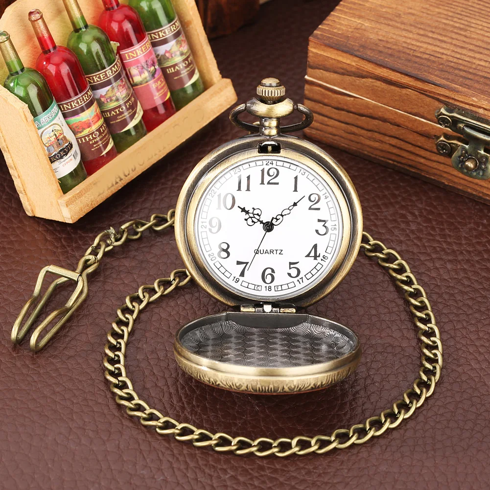 Bronze Mexican Maya Aztec Calendar Art Prophecy Culture Gold Plated Coin Quartz Pocket Watch with 80cm Necklace/38cm Waist Chain