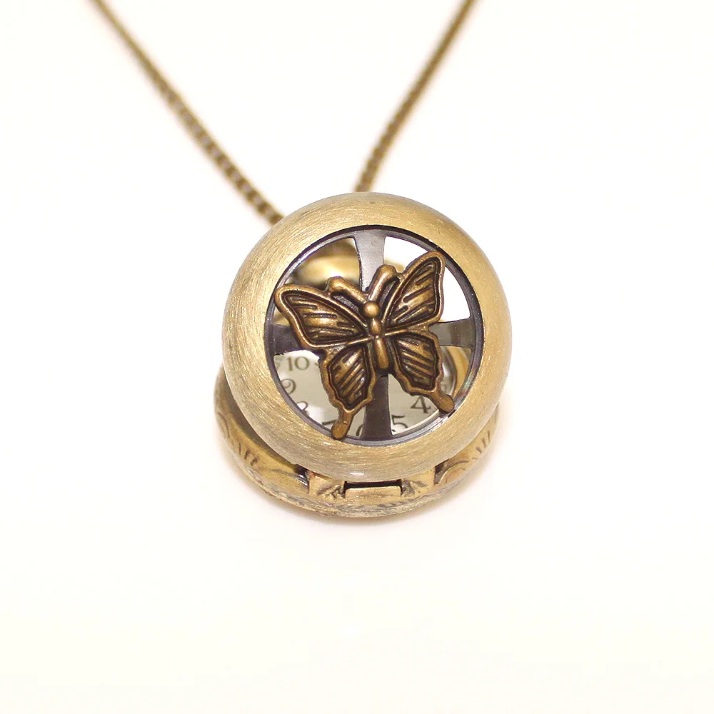 10pcs/Lot, Mixed Bulk Vintage Quartz Fob Pocket Watch With Sweater Necklace Chain Women Dress Watch Children Watches
