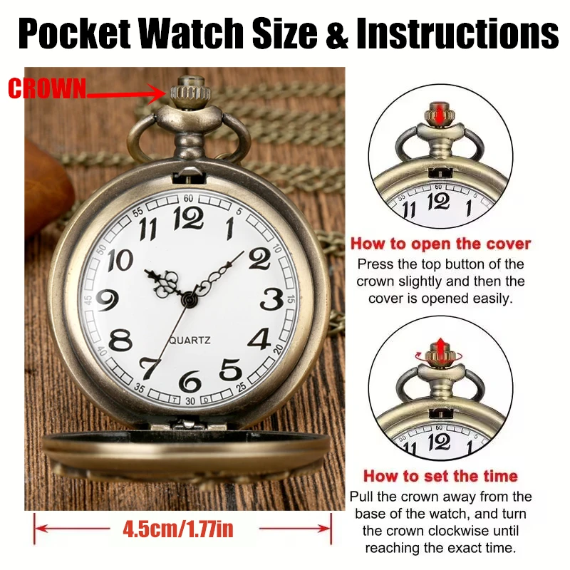 Necklace With Pendant Vintage Pocket Watch Hollow Styles Spider  Bronze Quartz Watches Casual Clock Best Souvenir Gift Relojes