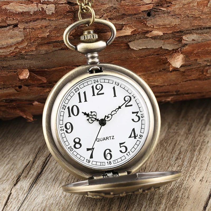 Vintage Necklace Pendant Quartz Pocket Watch FOB Clock Clock Women Men Chain Souvenir Gifts for Men Women reloj de bolsillo