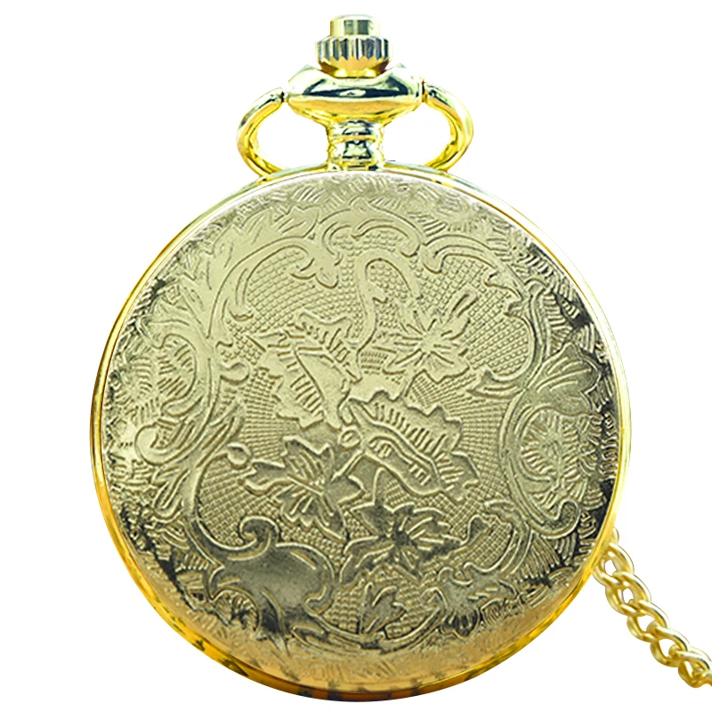 Retro Bronze Steampunk Butterfly Hollowed-Out Engraved Quartz Pocket Watch Necklace Pendant Clock Chain Men And Women Chain Gift