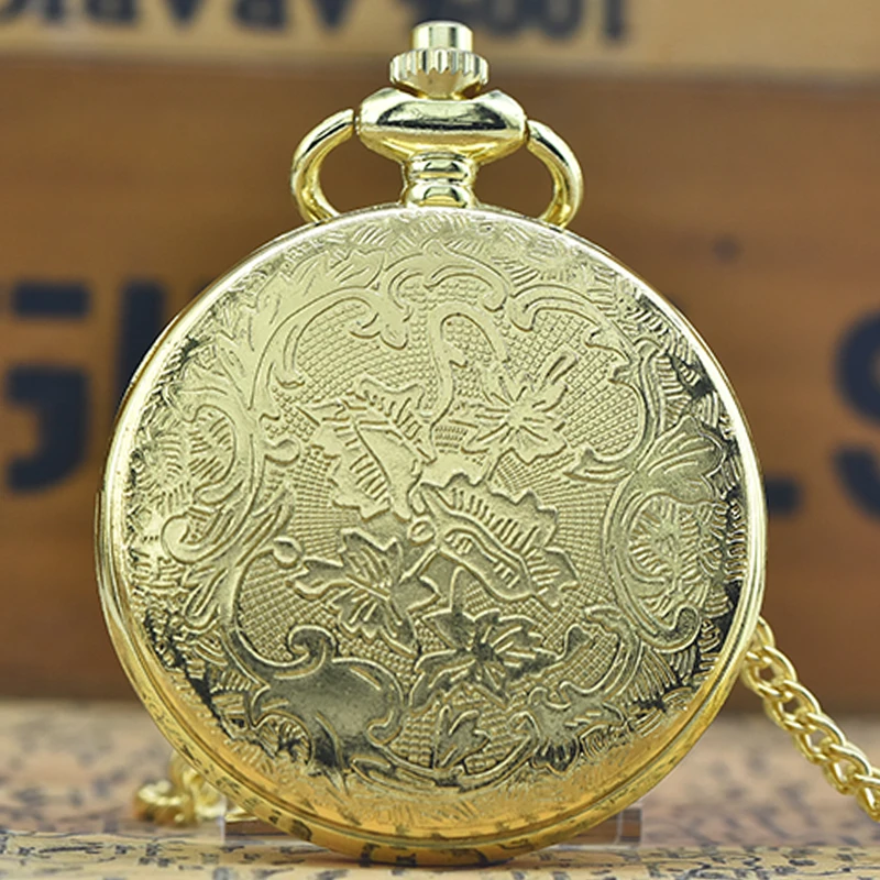 Retro Bronze Steampunk Butterfly Hollowed-Out Engraved Quartz Pocket Watch Necklace Pendant Clock Chain Men And Women Chain Gift