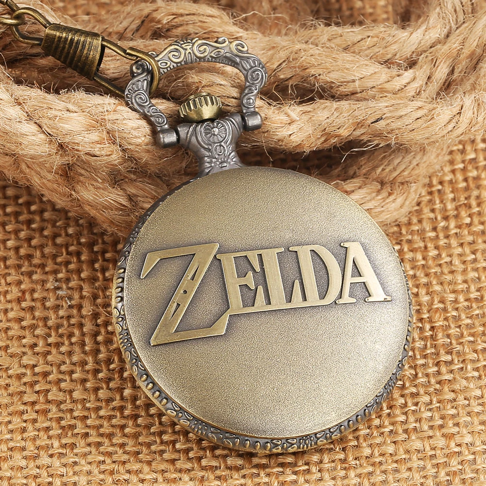 Vintage Watch Steampunk Retro Bronze Quartz Pocket Watches Necklace Pendant Gift for Men Women Chain Clock Reloj De Bolsillo