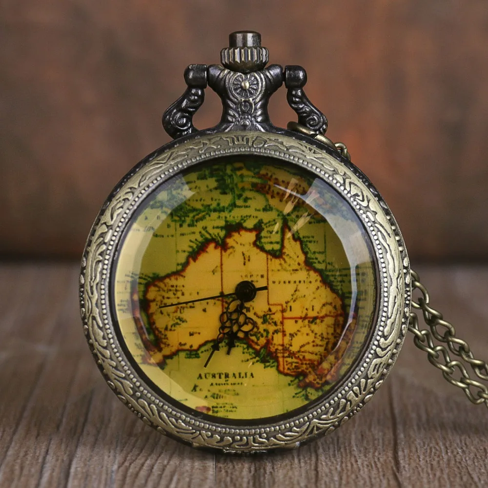 New Arrivals Vintage Quartz Pocket Watch Chain Pendant Necklace Men Fob Watch Gift relojes de bolsillo