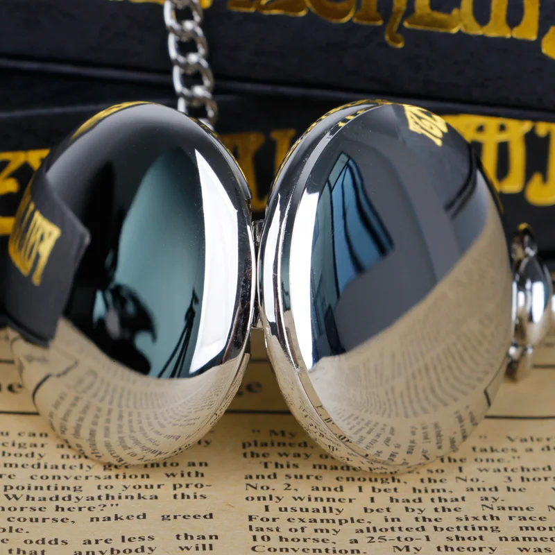 Stainless Steel Quartz Pocket Watch Chain Pendant Fob watch Men Women Gifts Fob Watch Relogio DeBolso
