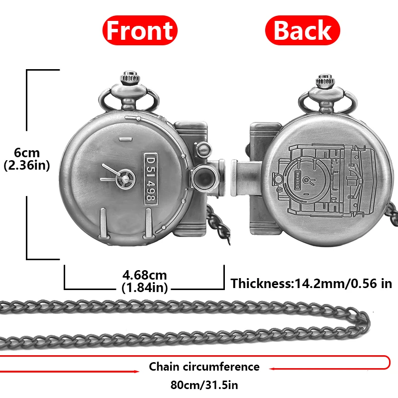 Vintage Bronze Steampunk Steam Train Carved Quartz Pocket Watch Necklace Pendant Clock Chain Men Women Chain Gift