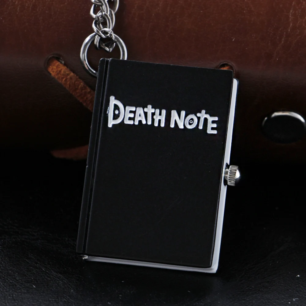 Bronze Pendant Necklace Quartz Pocket Watch Anime Death Comes Fob Chain Watch Clock Men's and Children's Best Holiday Gift