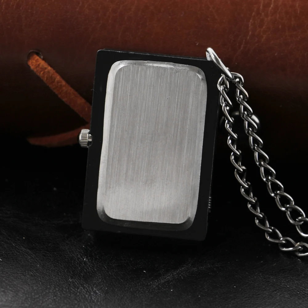 Bronze Pendant Necklace Quartz Pocket Watch Anime Death Comes Fob Chain Watch Clock Men's and Children's Best Holiday Gift