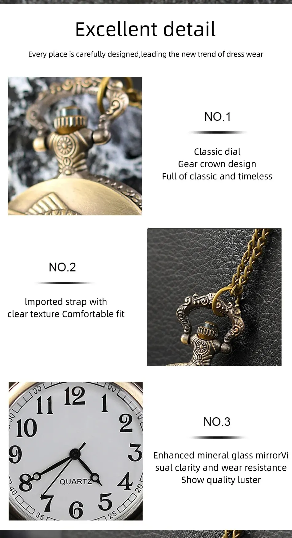 Best Gifts Luxury Gold Quartz Pocket Watch Design Fishes Necklace Pendant Pocket Watch Clock for Mens Womens
