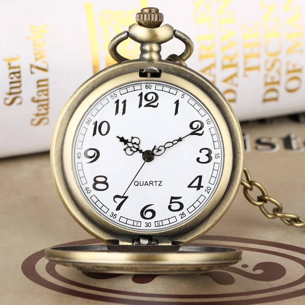Black Roman Numerals Quartz Pocket Watch Men Women Black Hollow Case Steampunk Vintage Pendant Necklace Best Gifts for Men Women