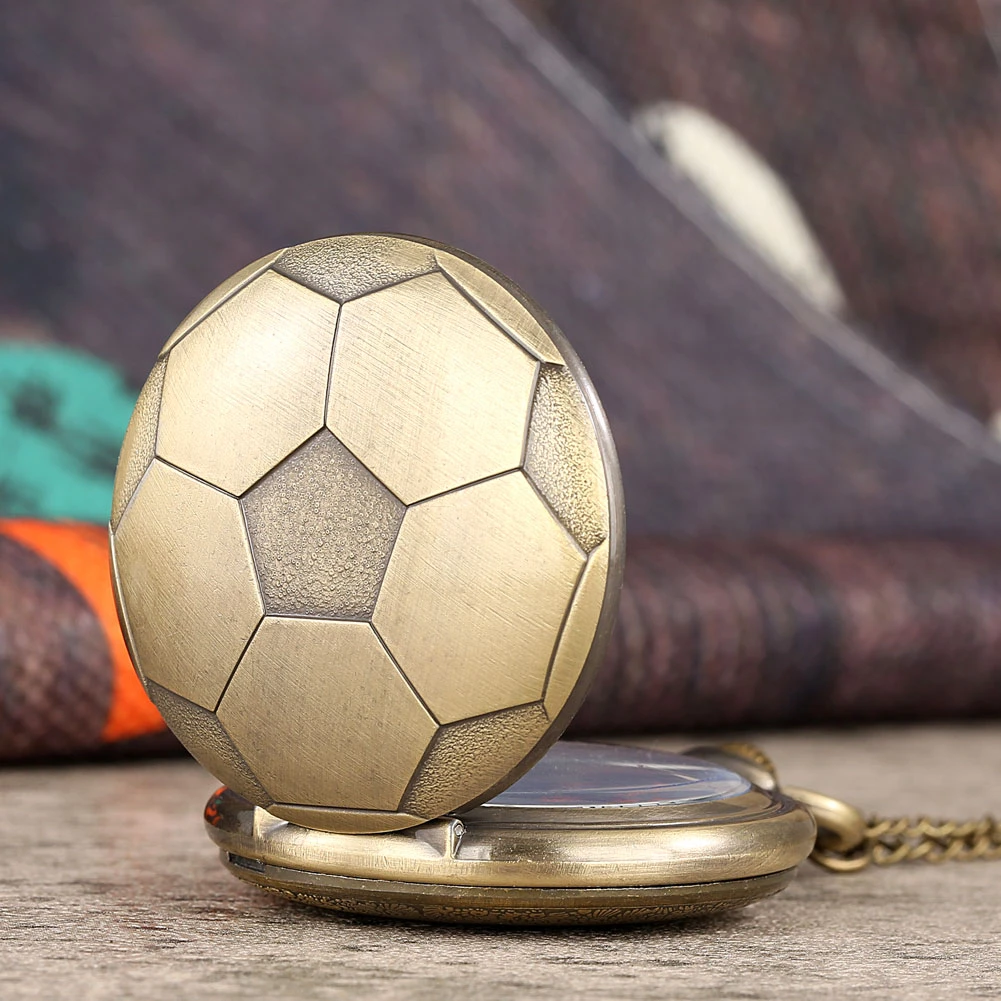 Blue Ball Series Pocket Watch Basketball Shape Wall Clock Fashion Gift Athletes