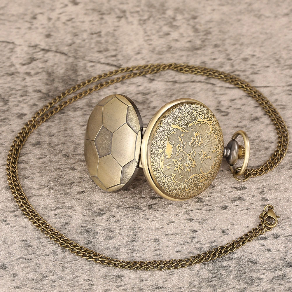 Blue Ball Series Pocket Watch Basketball Shape Wall Clock Fashion Gift Athletes