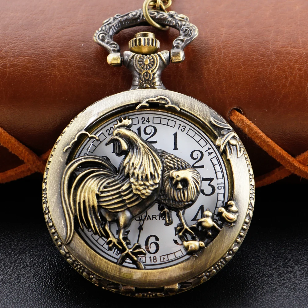 Antique Jurassic Tyrannosaurus Rex Exquisite Relief Quartz Pocket Watch with Dinosaur Theme Best Peripheral Gift Men's Clock