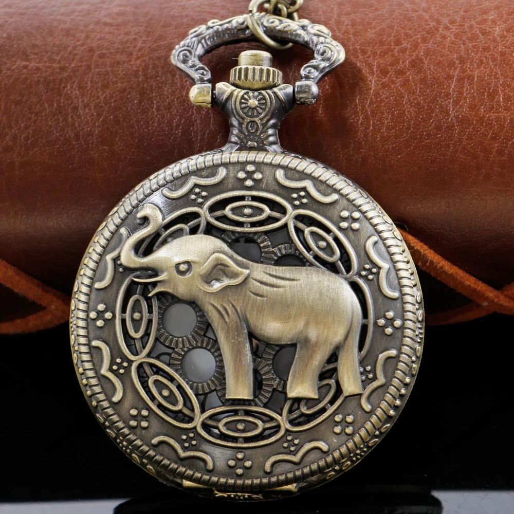 Antique Jurassic Tyrannosaurus Rex Exquisite Relief Quartz Pocket Watch with Dinosaur Theme Best Peripheral Gift Men's Clock
