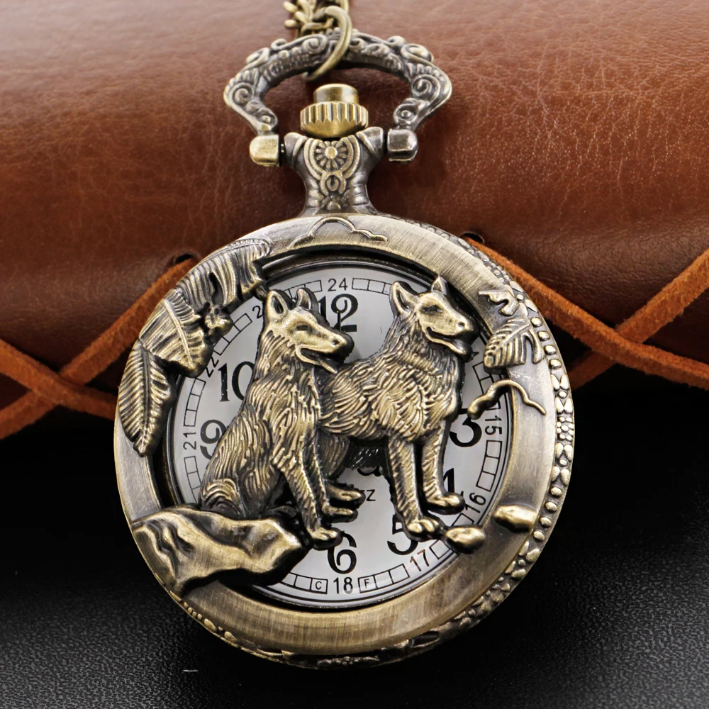 Antique Jurassic Tyrannosaurus Rex Exquisite Relief Quartz Pocket Watch with Dinosaur Theme Best Peripheral Gift Men's Clock