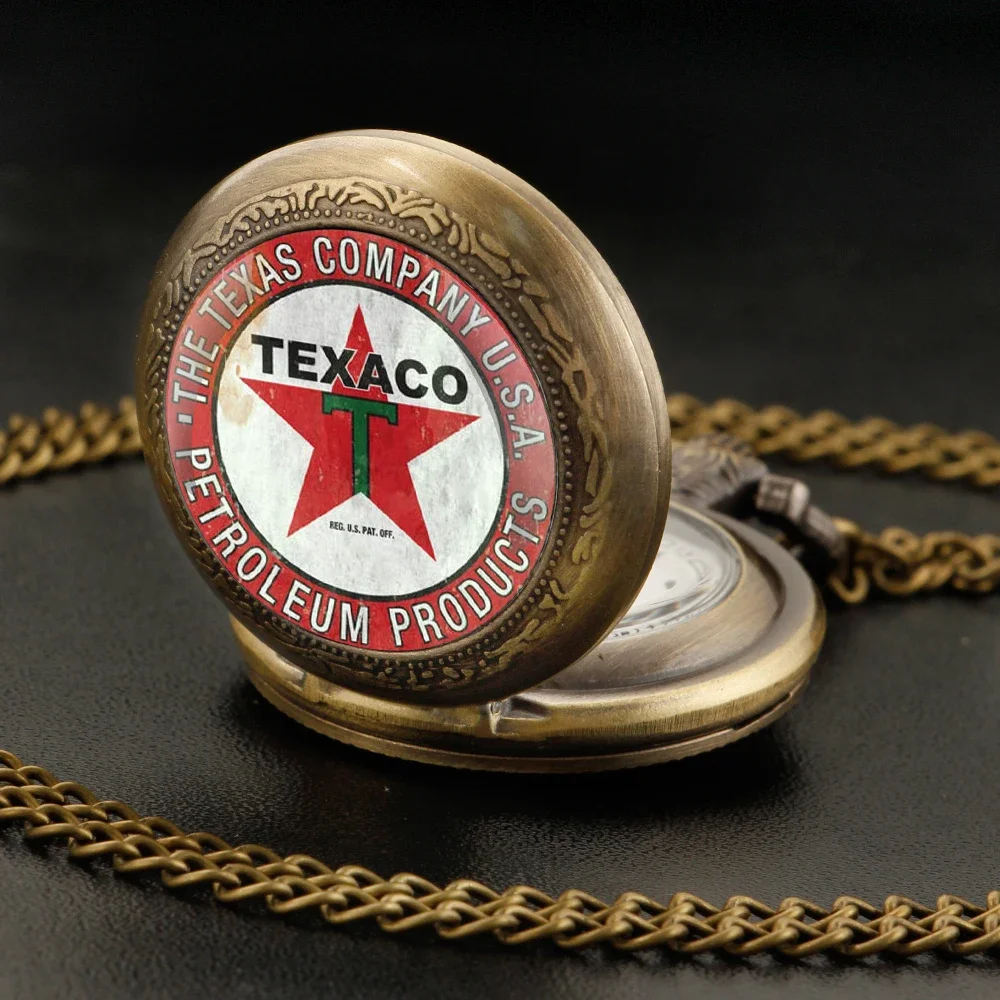 Vintage Five-pointed Star Men's Dome Quartz Pocket Watch Arabic Numeral Dial Men Women Necklace Pendant Creative Clock Gifts