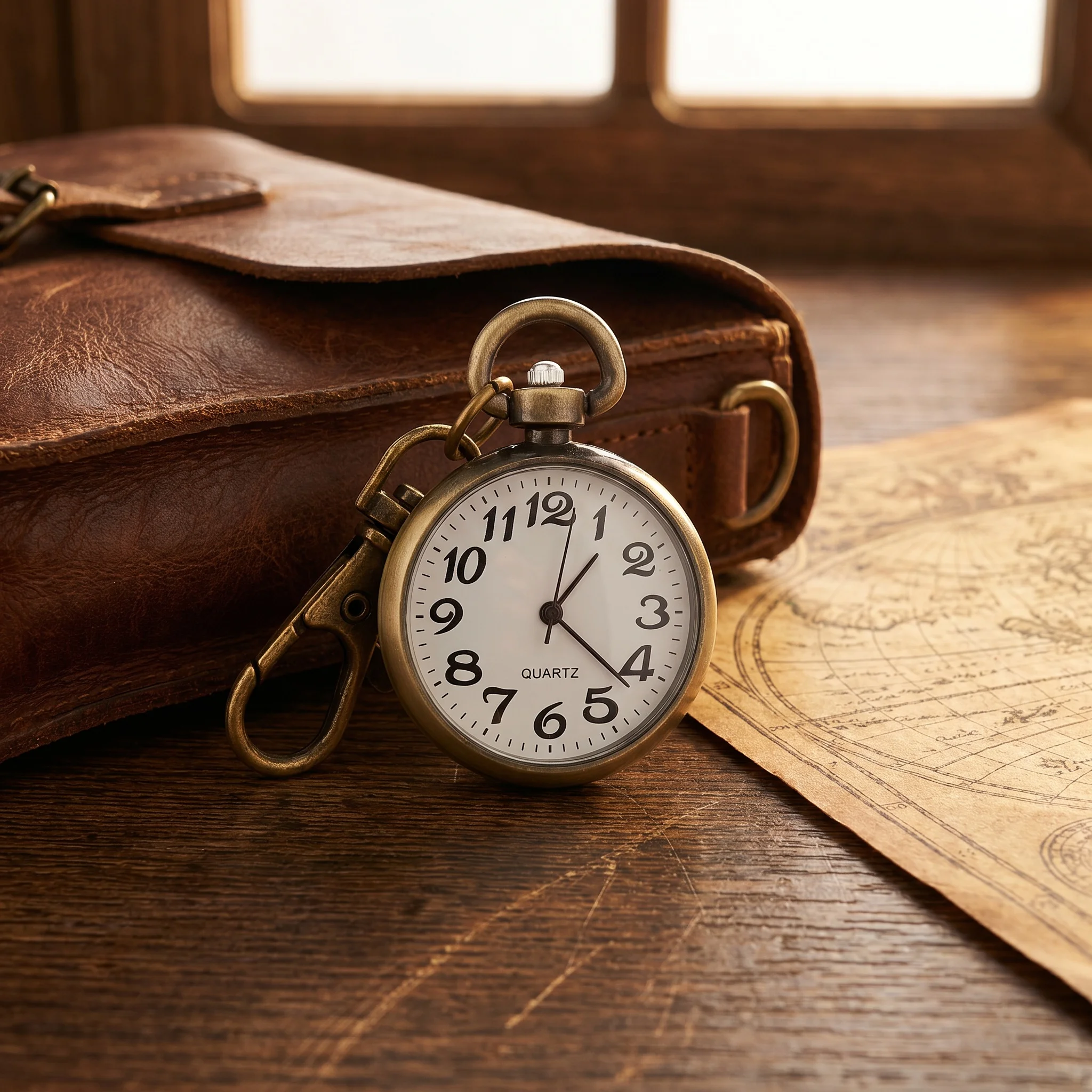 New Mini Quartz Pocket Watch with Keyring Fashion Nurse Pocket Watch Clock With Battery Student Doctor Medical Vintage Watch