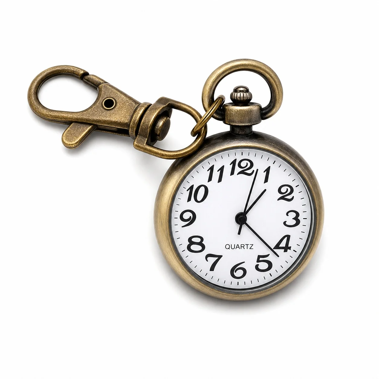 New Mini Quartz Pocket Watch with Keyring Fashion Nurse Pocket Watch Clock With Battery Student Doctor Medical Vintage Watch