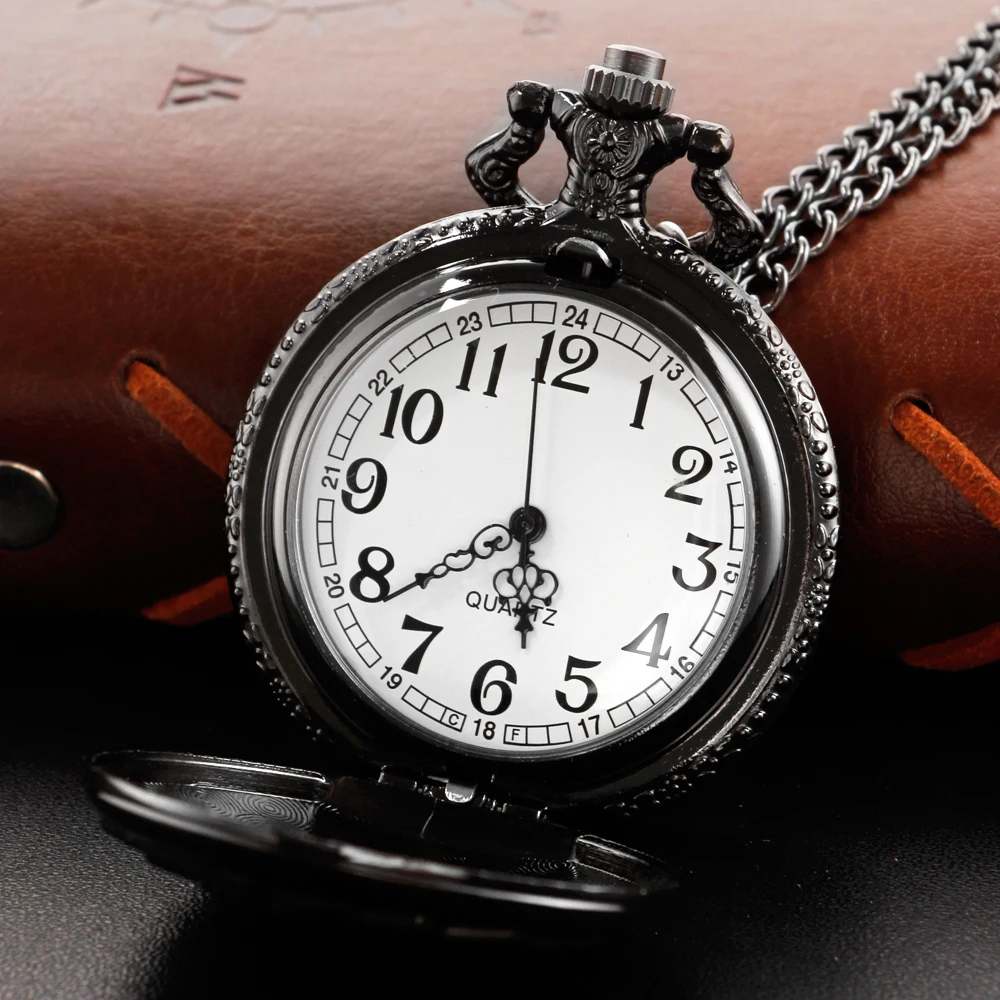 New Bronze in Wonderland Theme Quartz Pocket Watch Pendant Pocket Necklace Watches with FOB Chain Gifts Dropshipping