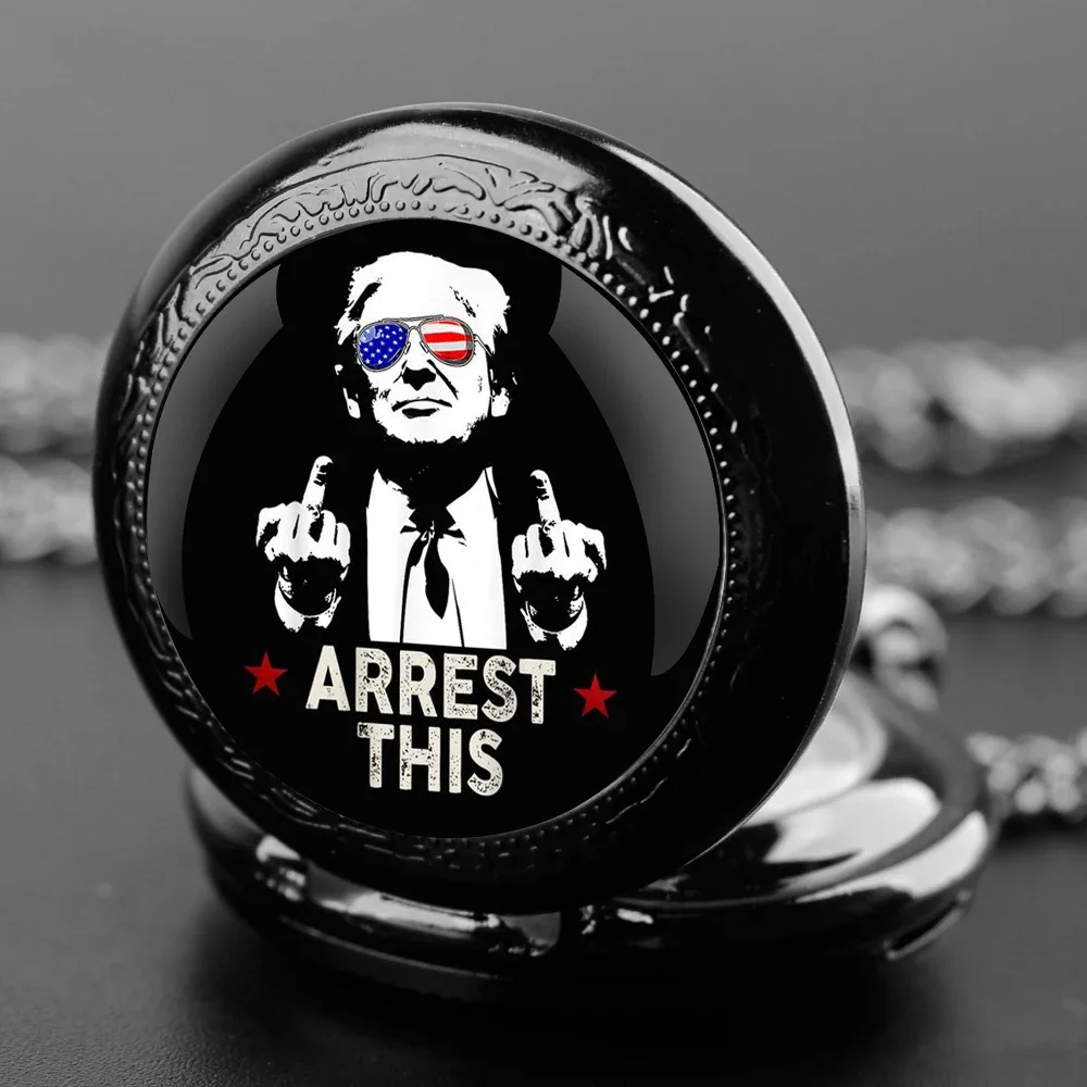 Creative Figure Victory Pendant Quartz Pocket Watch Souvenir Vintage Necklace Clock Personalized Gifts for Women Men Fan Relógio