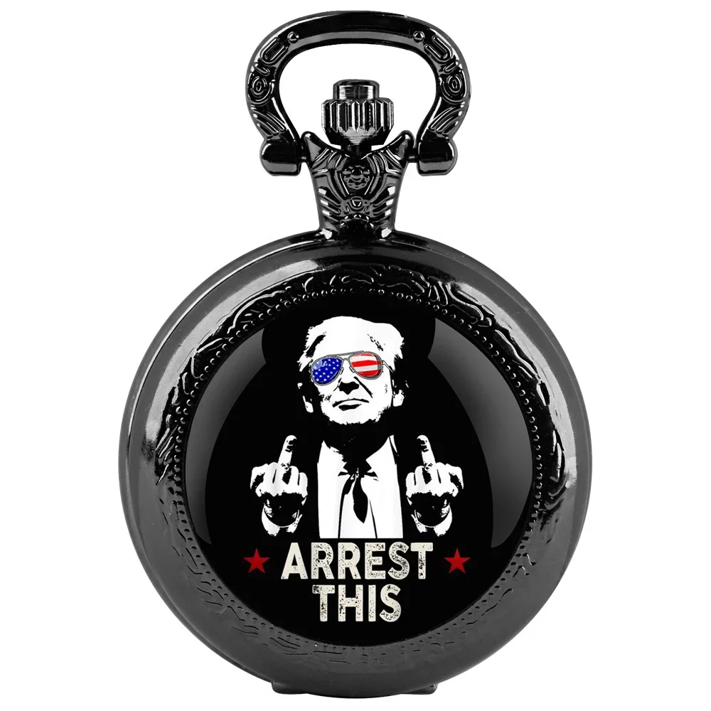 Creative Figure Victory Pendant Quartz Pocket Watch Souvenir Vintage Necklace Clock Personalized Gifts for Women Men Fan Relógio