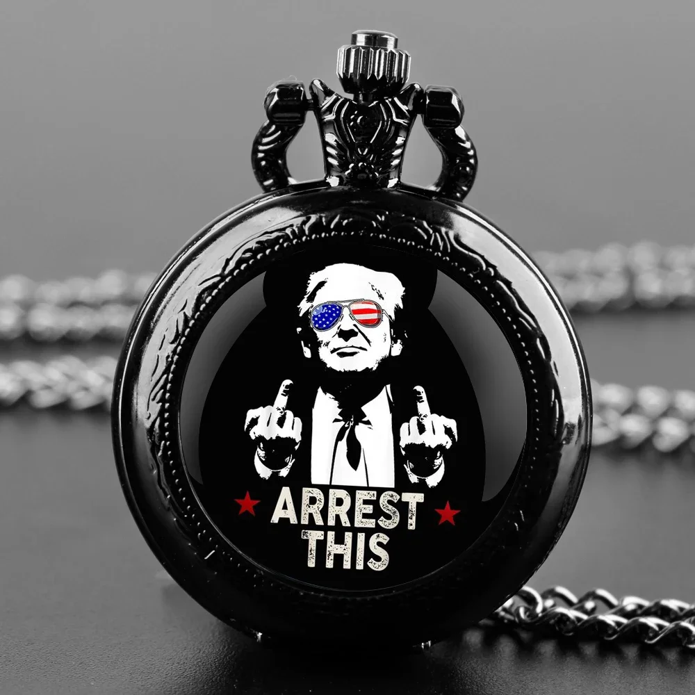 Creative Figure Victory Pendant Quartz Pocket Watch Souvenir Vintage Necklace Clock Personalized Gifts for Women Men Fan Relógio