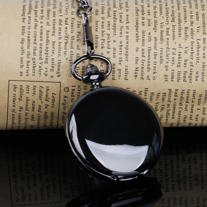 Fashion Design Fob Chain Smooth steel Quartz Pocket Watch Vintage Roman Nmber Dial Pendant Fob Watch Gifts Clock Relogio DeBolso
