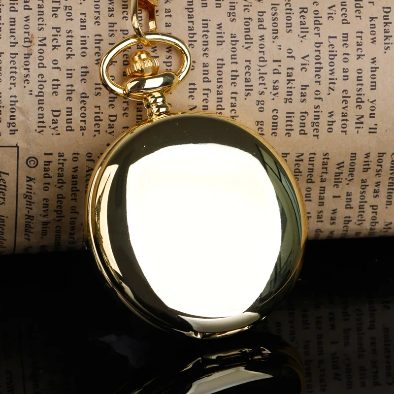 Fashion Design Fob Chain Smooth steel Quartz Pocket Watch Vintage Roman Nmber Dial Pendant Fob Watch Gifts Clock Relogio DeBolso