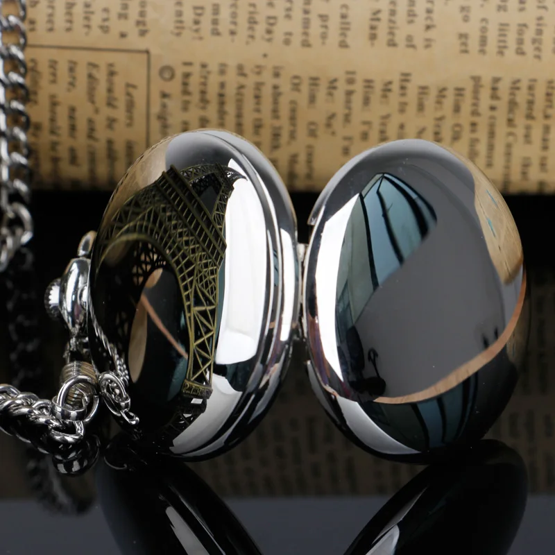 Fashion Design Fob Chain Smooth steel Quartz Pocket Watch Vintage Roman Nmber Dial Pendant Fob Watch Gifts Clock Relogio DeBolso