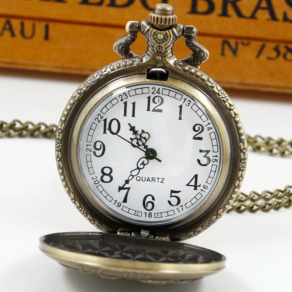 Vintage Bronze Sailboat Ship Quartz Pocket Watch FOB Sweater Chain Necklace Clock Mens Womens Gifts Reloj Montre