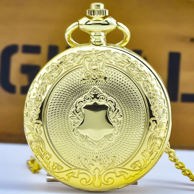 Retro Charm Neutral Fashion Roman Digital Quartz Pocket Watch Steampunk Men's and Women's Necklace Pendant Gift