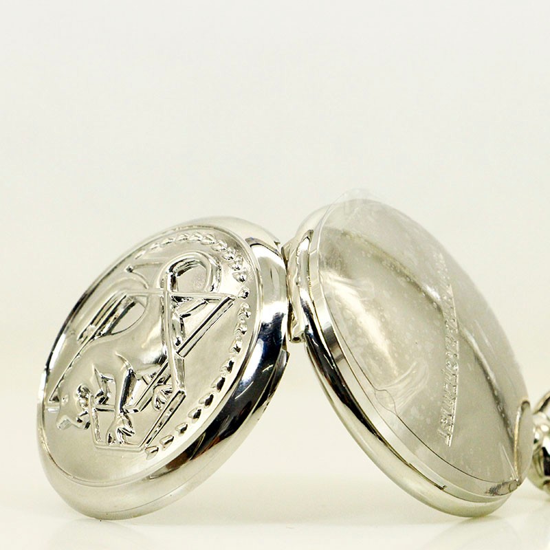 Fashion Tone Fullmetal Alchemist Pocket Watch Cosplay Edward Elric With Chain Anime Boys Gift