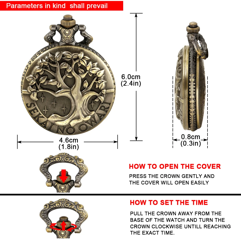Vintage All Black Pocket Watch Tree of Life Pattern Sketch Ink Painting Dial Pockets Watch Antique Necklace Quartz fob Clock