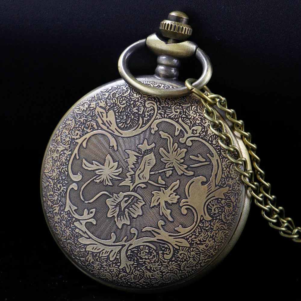 Silver Chinese Characteristic Dragon Shaped Pocket Watch Men's High Quality Necklace Timing Pendant Women's Jewelry Gift Clock