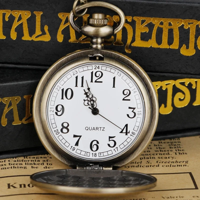 Vintage Deep Forest See Deer Series Quartz Pocket Watch Gift Casual Fashion Men's and Women's Clothing Accessories Wall Clock