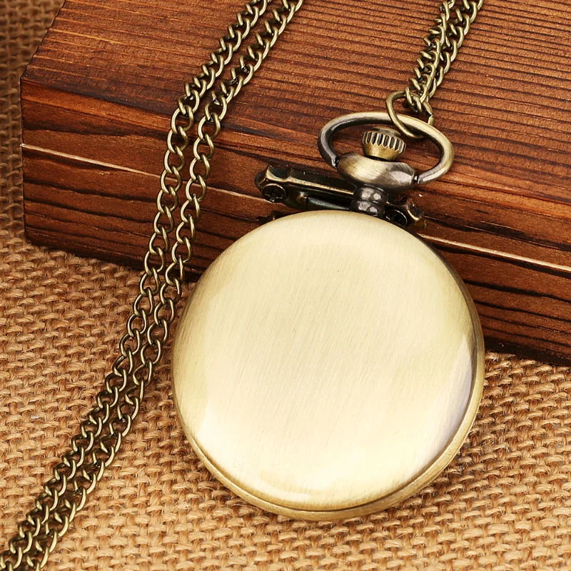 Gift to the Greatest Grandpa Quartz Pocket Watch Arabic Numerals Dial Necklace Wall Clock Birthday Holiday Gift