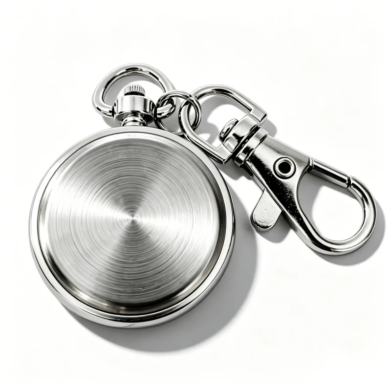 Retro Charm Neutral Fashion Roman Digital Quartz Steampunk Pocket Watch Men's and Women's Keychain Gift