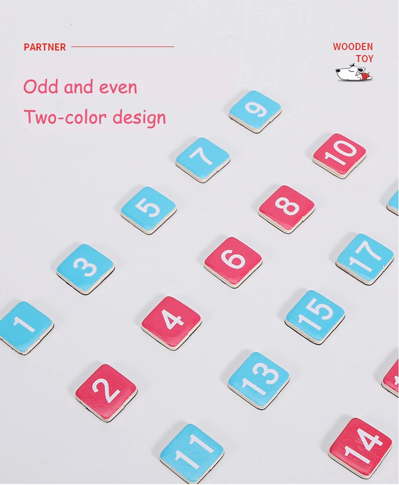 1-100 Montessori Magnetic Number Book Math Toy Count Board Games Arithmetic Learning Teaching Aid Early Educational Toy For Kids