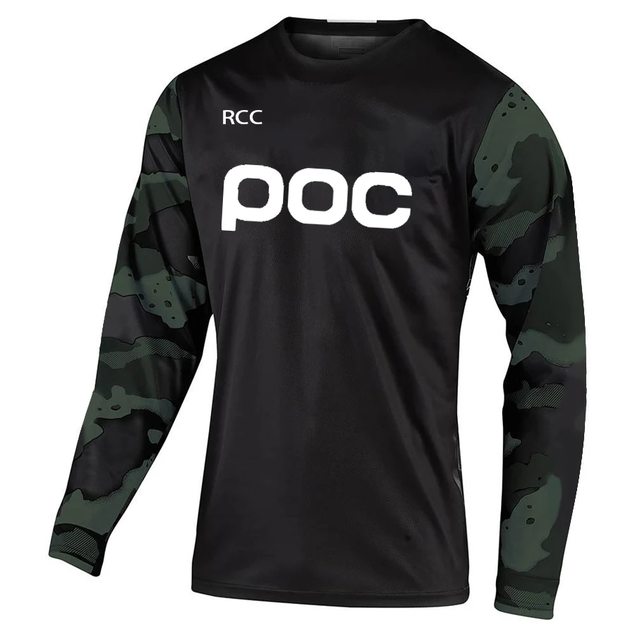 2026 POC Men Cycling Jersey MTB Downhill T-shirt Racing Sport Bicycle Shirt Ropa Ciclismo Team Bike Jersey Cycling