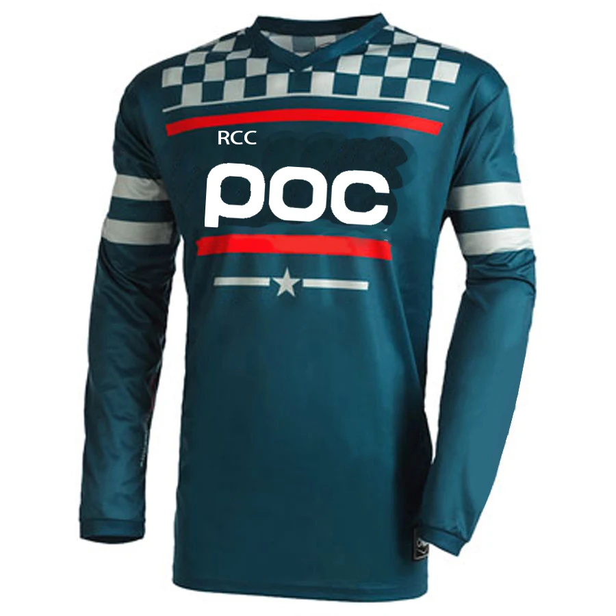 2026 POC Men Cycling Jersey MTB Downhill T-shirt Racing Sport Bicycle Shirt Ropa Ciclismo Team Bike Jersey Cycling
